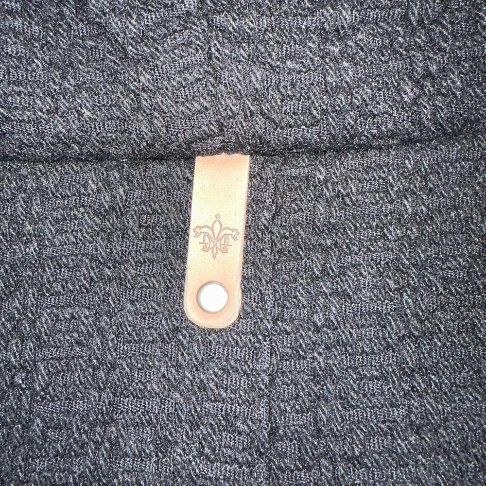 Mackage wool and leather military style coat with bell sleeves - Picture 12 of 15